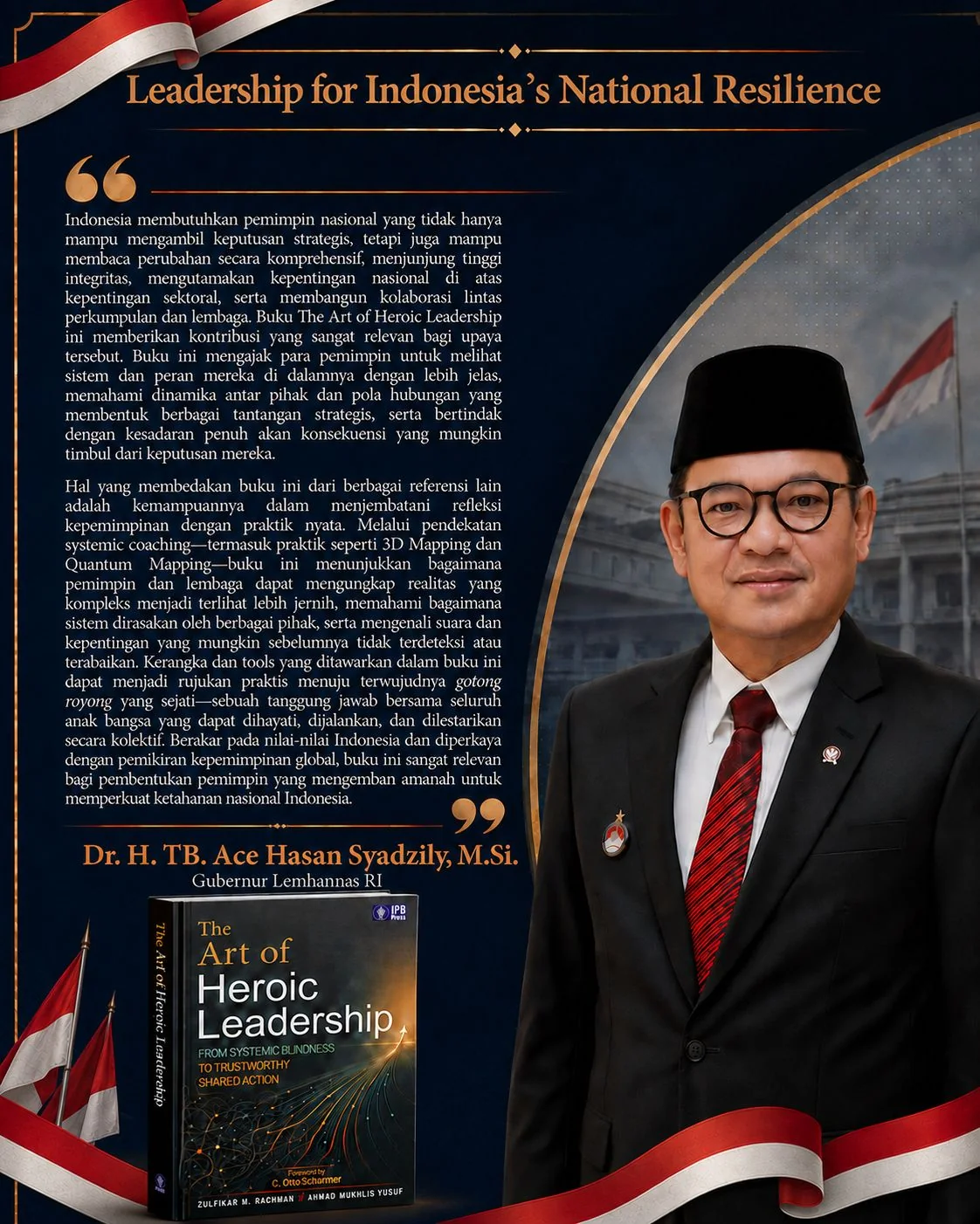 Endorsement lengkap Dr. H. TB Ace Hasan Syadzily mengenai ketahanan nasional dan kepemimpinan