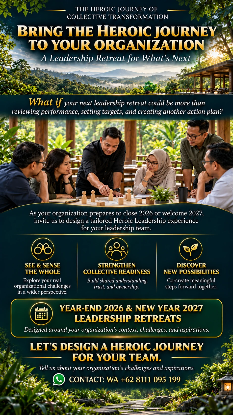 Bring the Heroic Journey to your organization — leadership retreat invitation